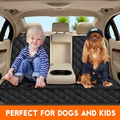 Premium Dog Car Seat Cover - Protective Back Seat Cover for Pets