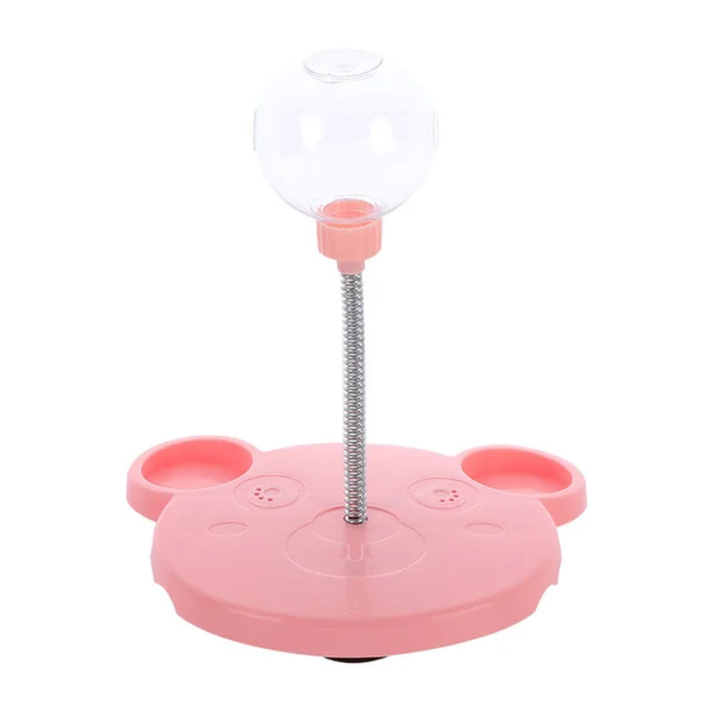 Interactive Pet Puzzle Food Dispenser Ball Toy for Cats and Dogs - Treat-Leaking, Catnip-Infused Slow Feeder and Engaging Pet Accessory